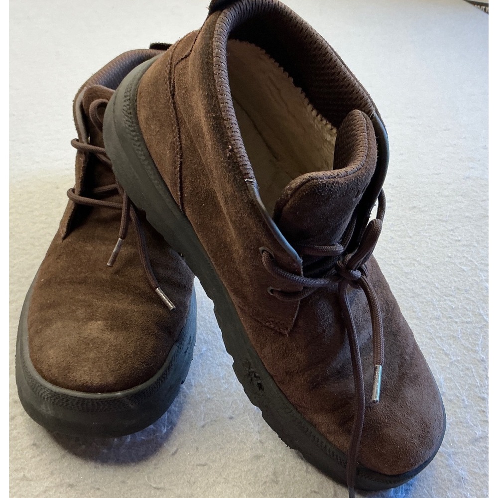 UGG Neumel Weather Hybrid Brown Suede Chukka Boots Mens 11 Lug Sole 1151773